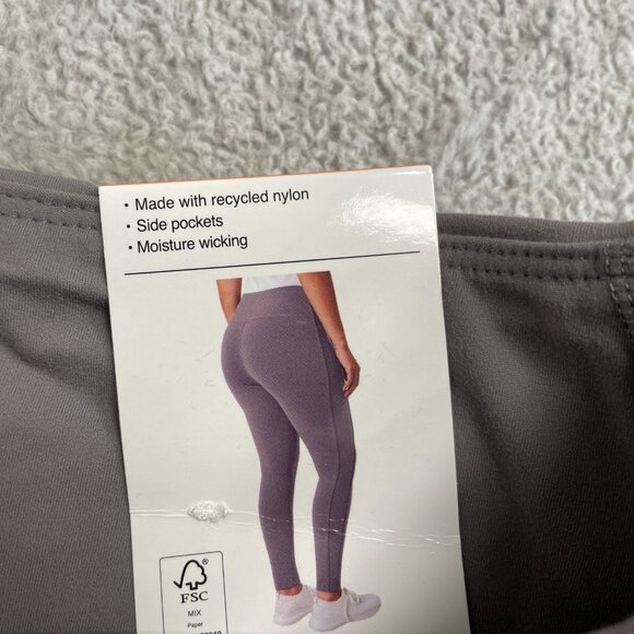 NEW Mondetta High-Rise Ribbed Panel Leggings XXL Side Pockets - Picture 5 of 10